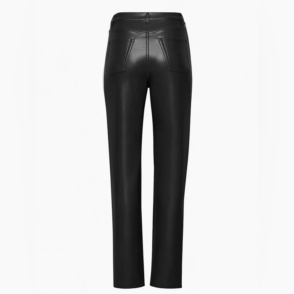 Aritzia Melina Leather Pants, worn 2 times and no longer fit, size 6